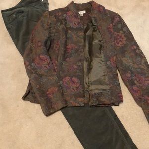 Chico’s Slacks and Tapestry Jacket